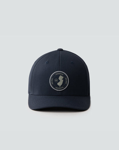 East Coast Time Fitted Hat Blue Nights | Travis Mathew Great Value
