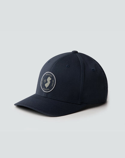 East Coast Time Fitted Hat Blue Nights | Travis Mathew Great Value