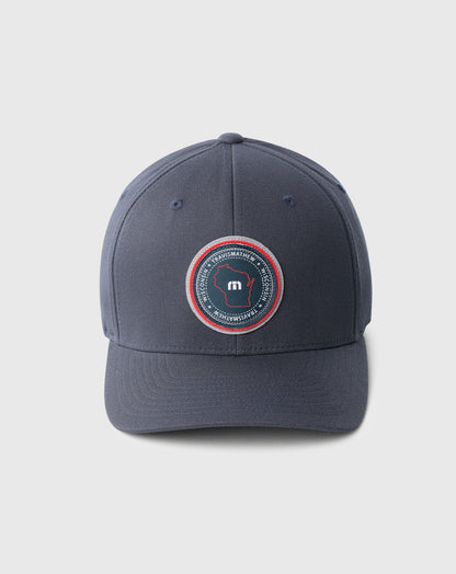 Vernon Fitted Hat Blue Nights | Travis Mathew New