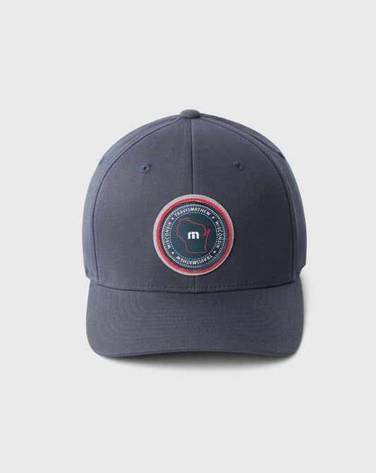 Vernon Fitted Hat Blue Nights | Travis Mathew New