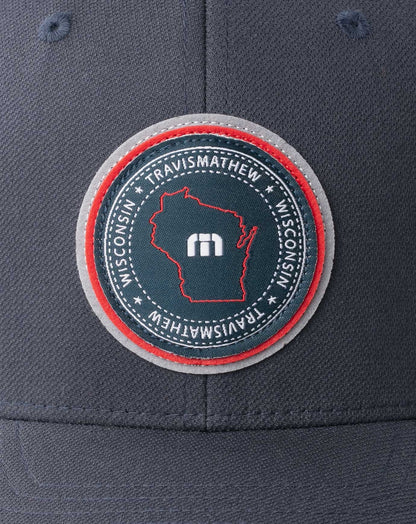 Vernon Fitted Hat Blue Nights | Travis Mathew New