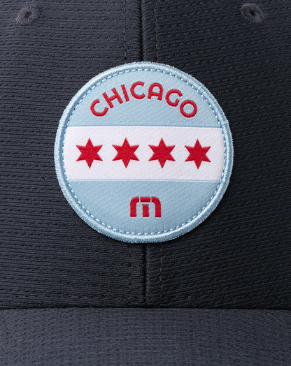 Wonder City Fitted Hat Navy | Travis Mathew Top Pick
