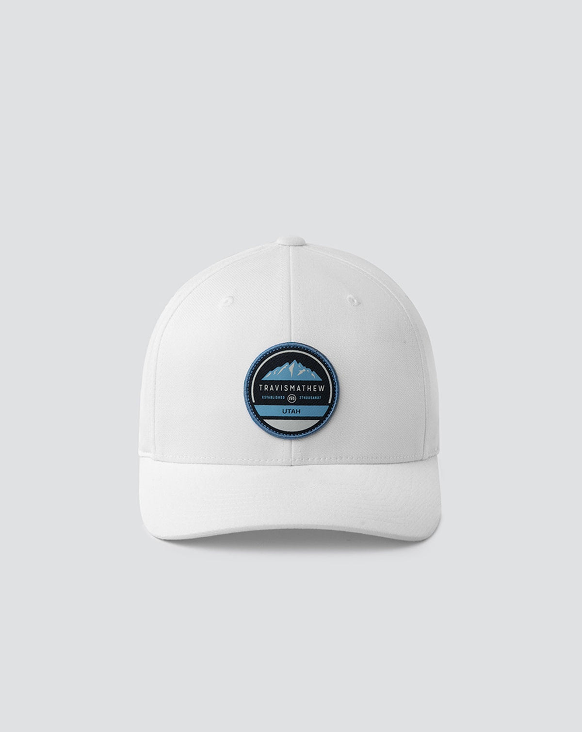 Bighorn Fitted Hat White | Travis Mathew Essential
