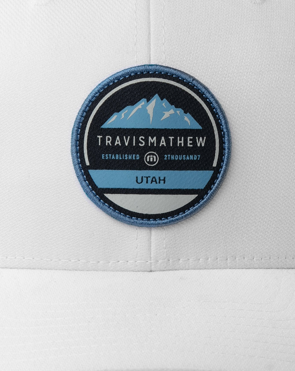 Bighorn Fitted Hat White | Travis Mathew Essential