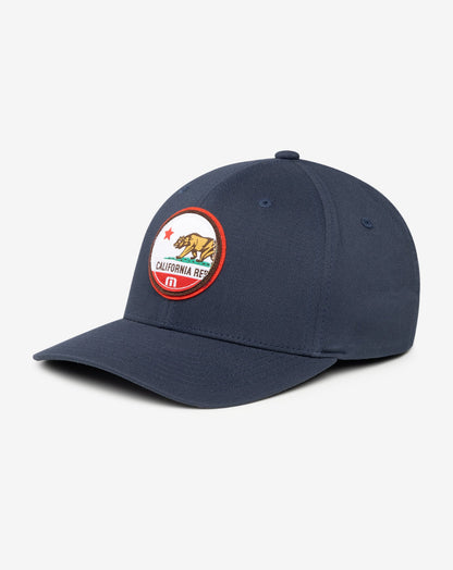 Cali Patch 3.0 Fitted Hat Blue Nights | Travis Mathew Quality