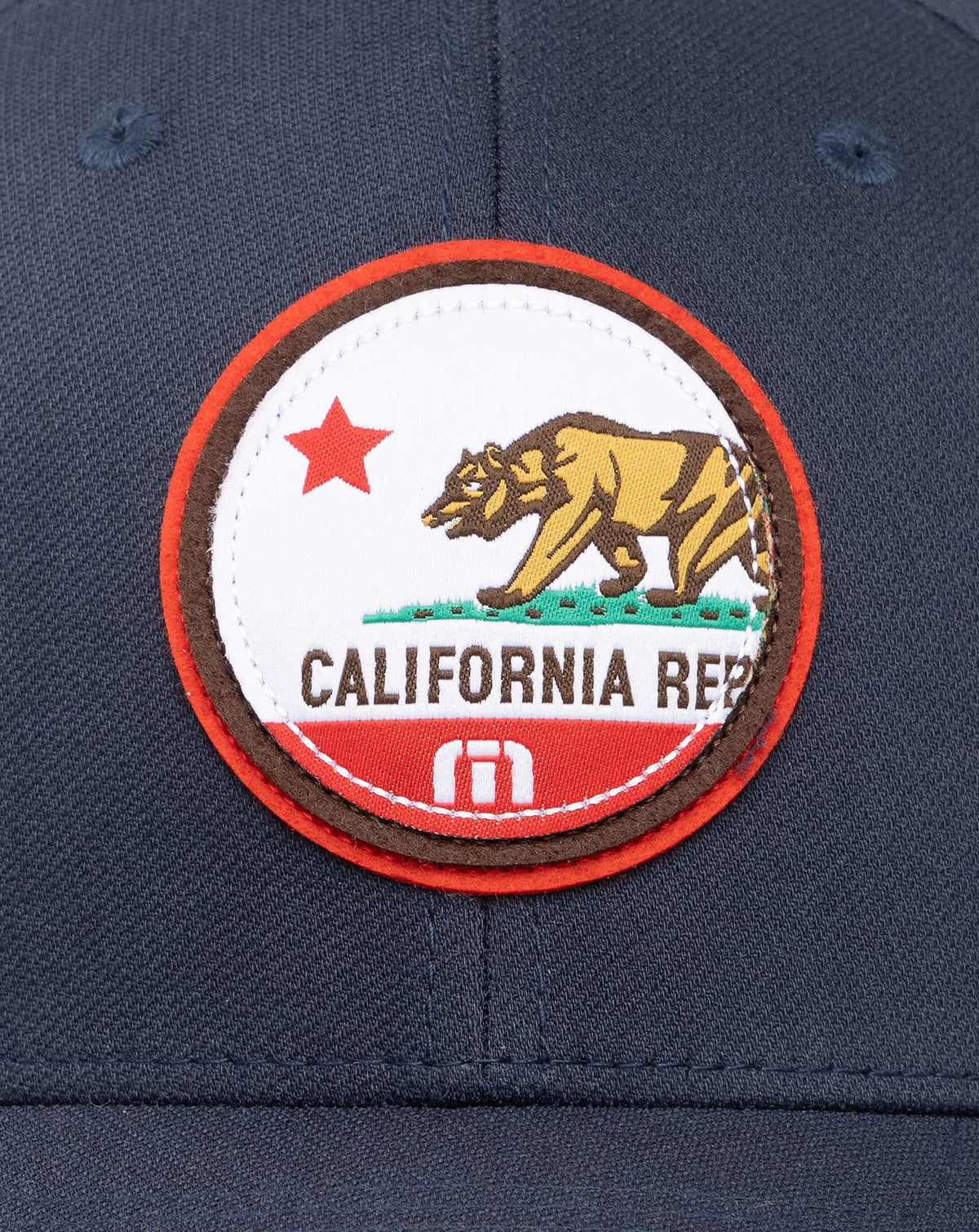 Cali Patch 3.0 Fitted Hat Blue Nights | Travis Mathew Quality