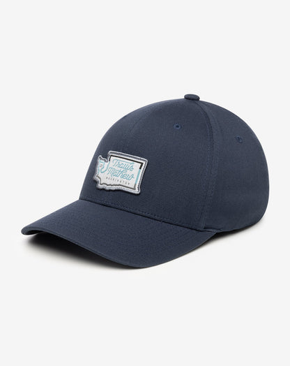 Sunbreaks Fitted Hat Blue Nights | Travis Mathew Quality