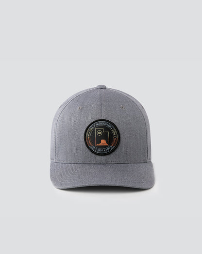 Four Corners Fitted Hat Heather Quiet Shade | Travis Mathew Latest