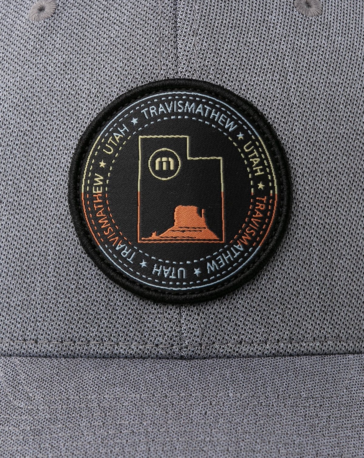 Four Corners Fitted Hat Heather Quiet Shade | Travis Mathew Latest