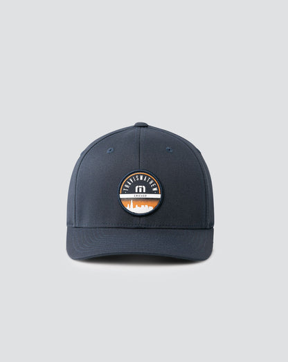 Lincoln Park Fitted Hat Blue Nights | Travis Mathew New