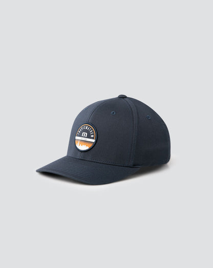 Lincoln Park Fitted Hat Blue Nights | Travis Mathew New