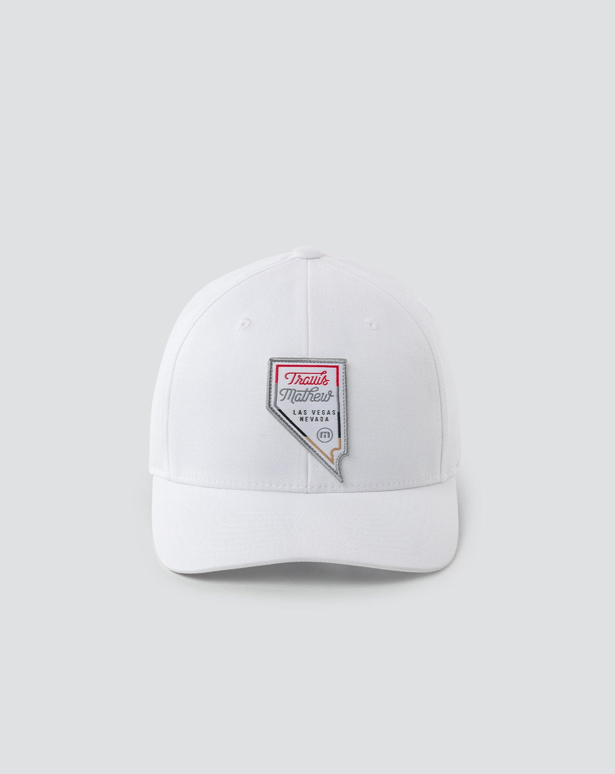Interstate 15 Fitted Hat White | Travis Mathew Classic
