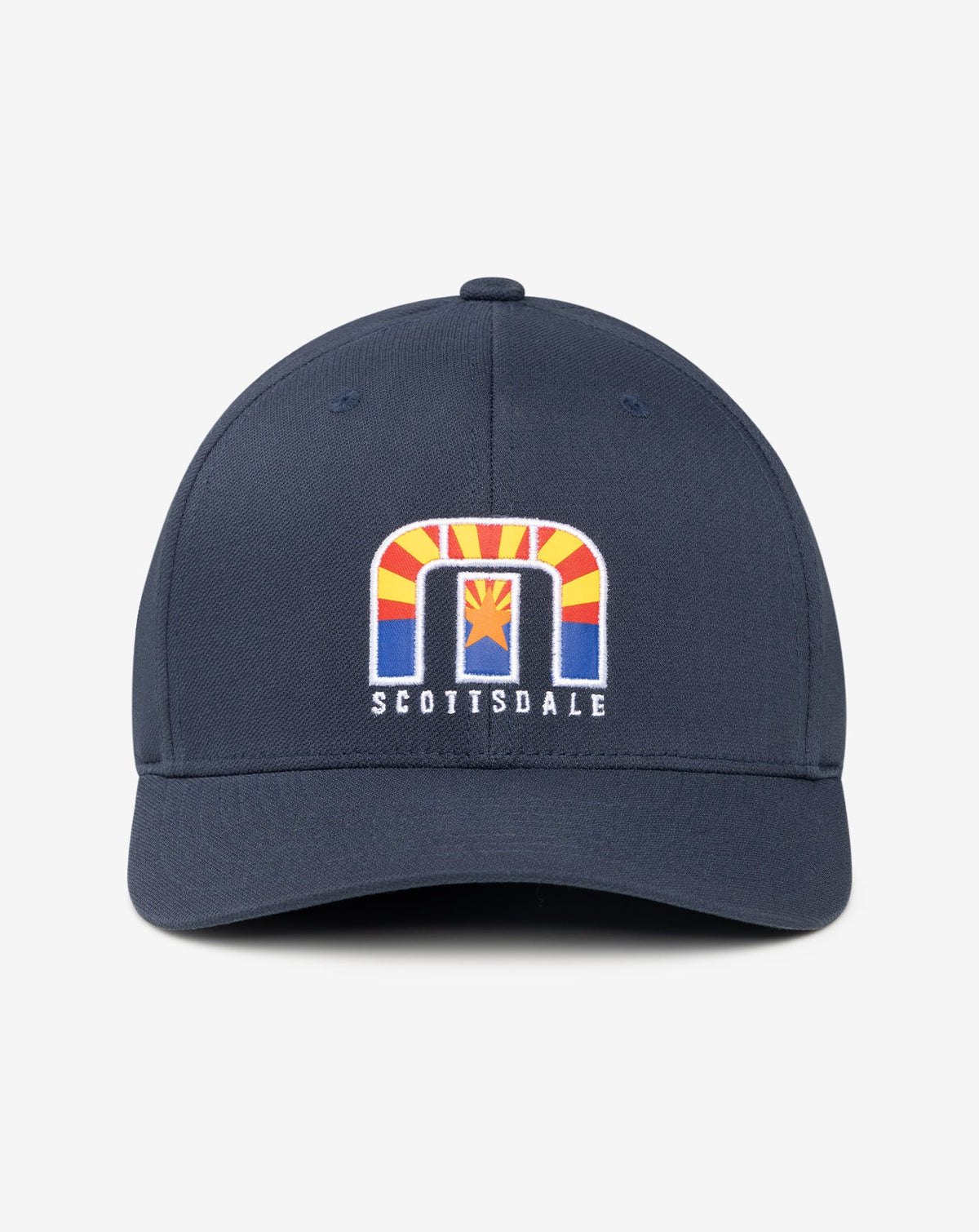 Angels Window Fitted Hat Blue Nights | Travis Mathew Everyday