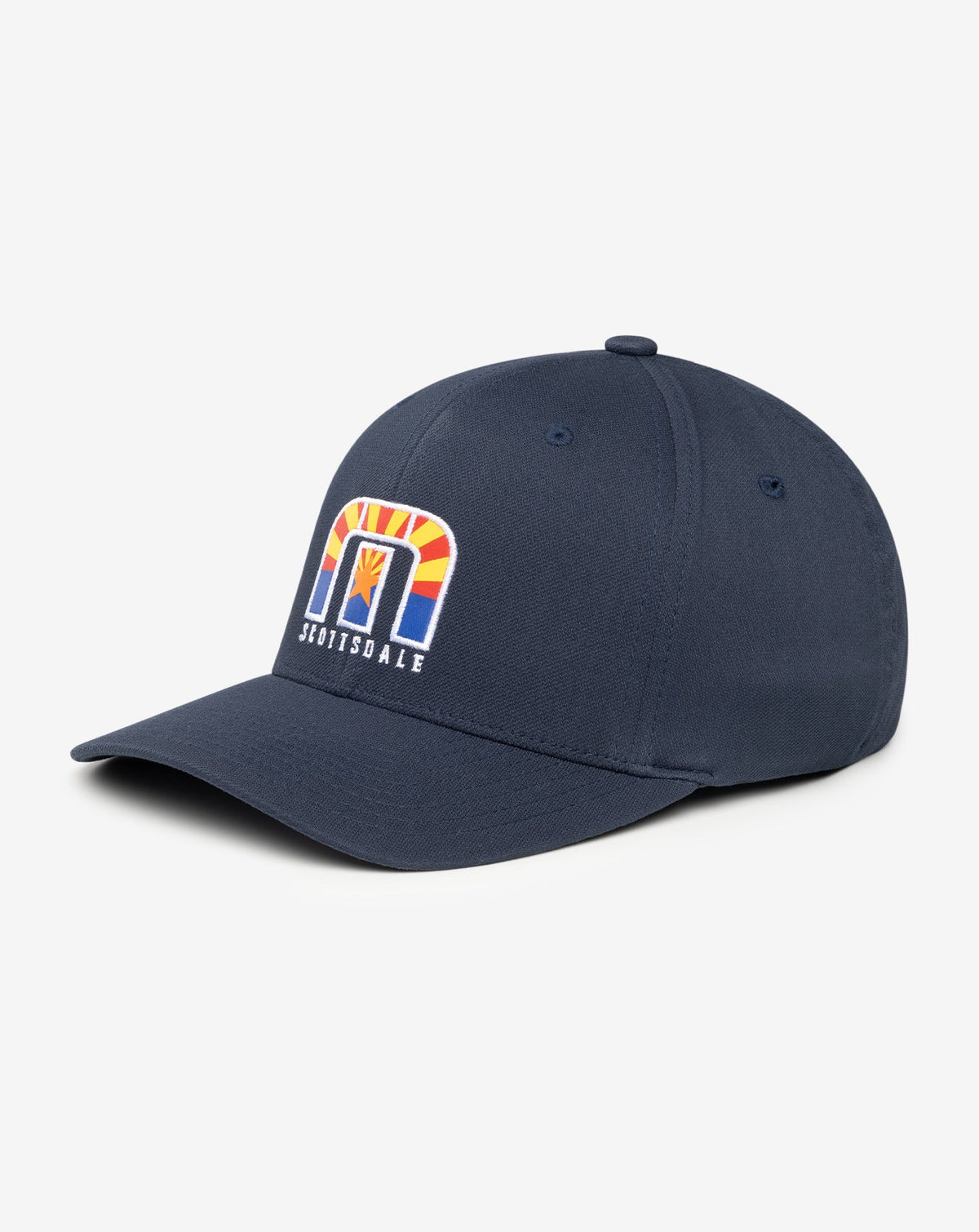 Angels Window Fitted Hat Blue Nights | Travis Mathew Everyday