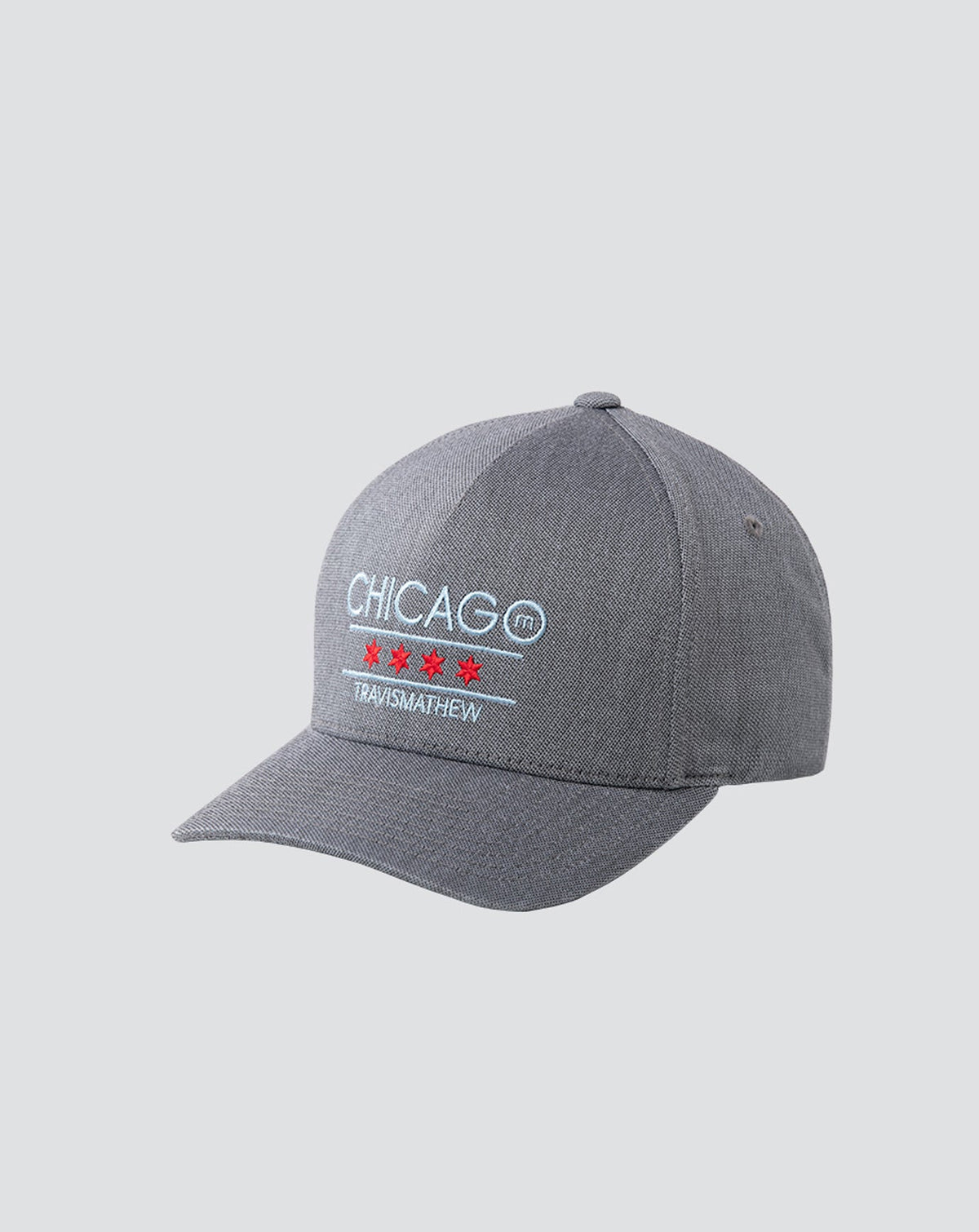 South Side Fitted Hat Heather Quiet Shade | Travis Mathew Deals