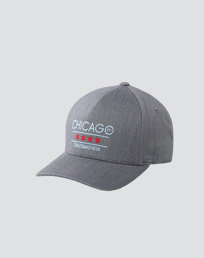 South Side Fitted Hat Heather Quiet Shade | Travis Mathew Deals