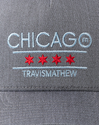 South Side Fitted Hat Heather Quiet Shade | Travis Mathew Deals