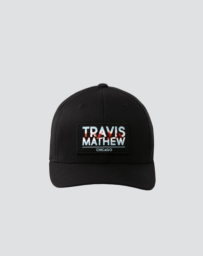 Bulls Take The Court Fitted Hat Black | Travis Mathew Latest