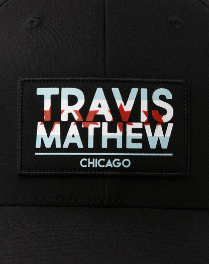Bulls Take The Court Fitted Hat Black | Travis Mathew Latest