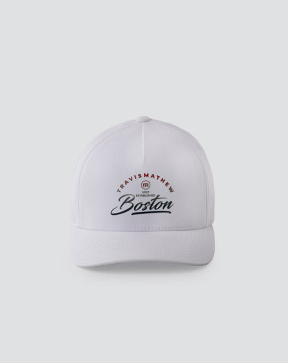 Beacon Hill Fitted Hat White | Travis Mathew Quality