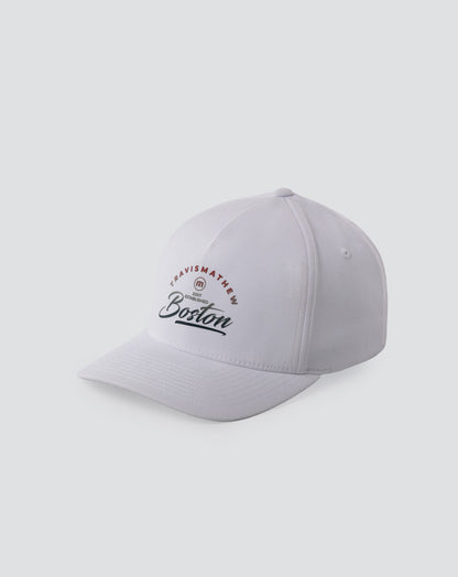 Beacon Hill Fitted Hat White | Travis Mathew Quality