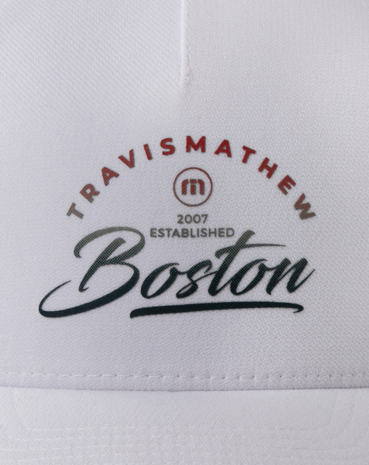 Beacon Hill Fitted Hat White | Travis Mathew Quality