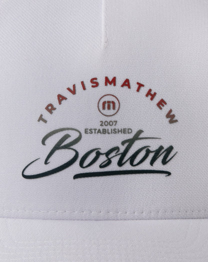 Beacon Hill Fitted Hat White | Travis Mathew Quality