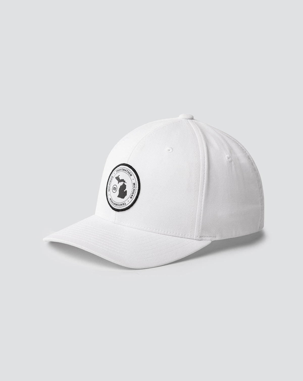 Sunset Clap Fitted Hat White | Travis Mathew Trending