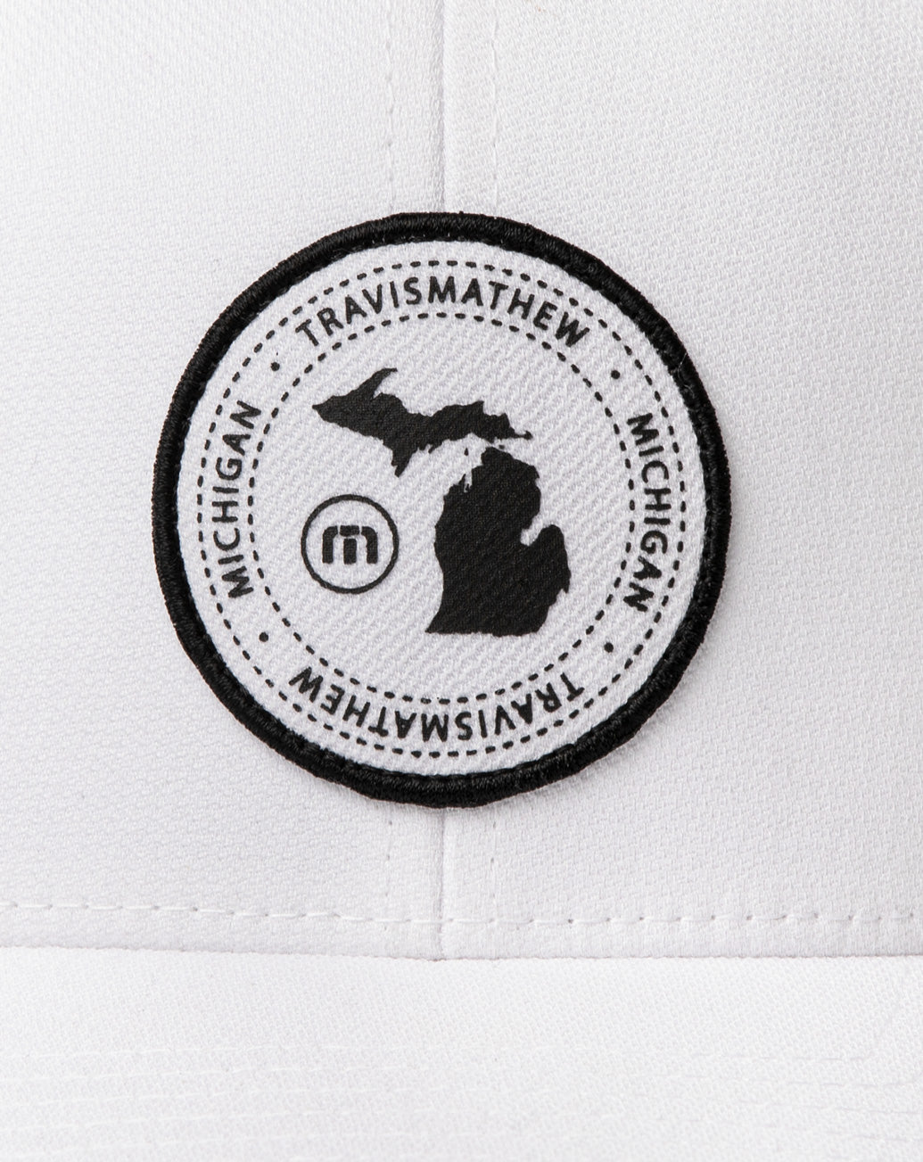 Sunset Clap Fitted Hat White | Travis Mathew Trending