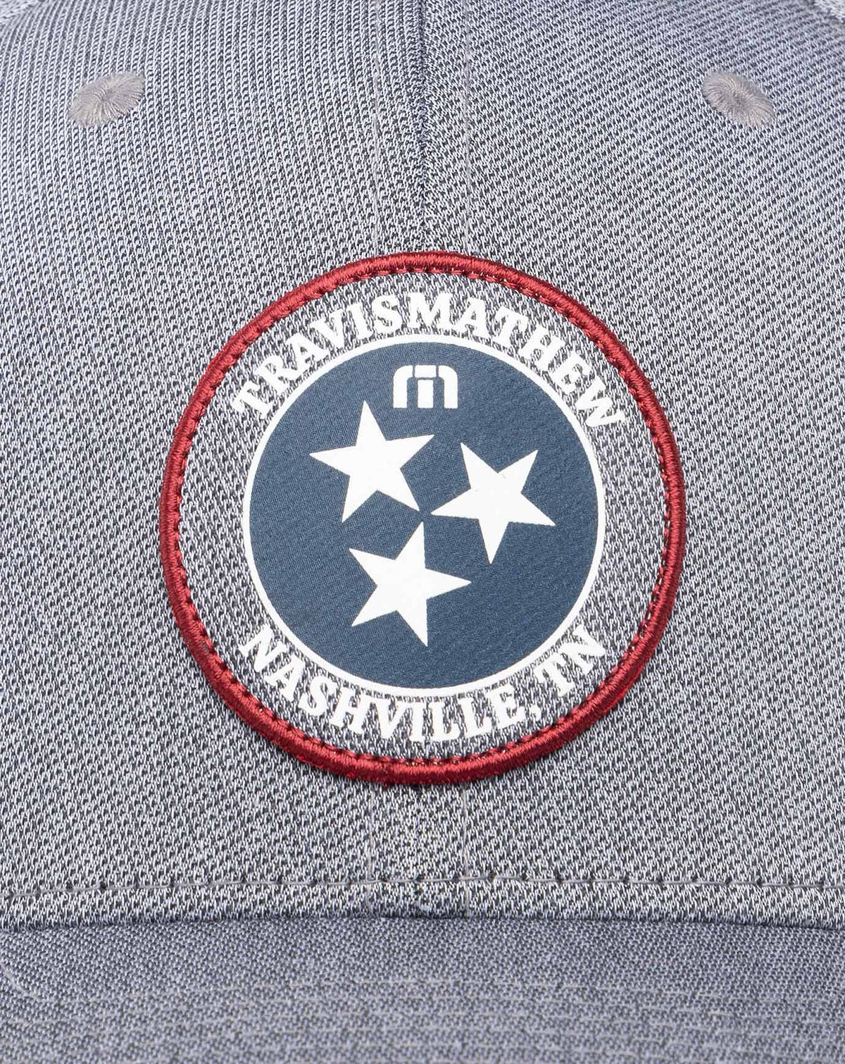 Whiskey Neat Fitted Hat Heather Quiet Shade | Travis Mathew Premium