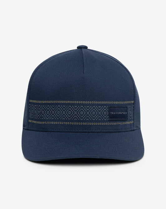 Better Views Fitted Hat Dress Blues | Travis Mathew Trusted