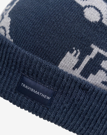 Swingles Beanie Blue Nights | Travis Mathew Exclusive