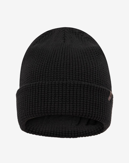 Cloud Waffle Beanie 2.0 Black | Travis Mathew Value
