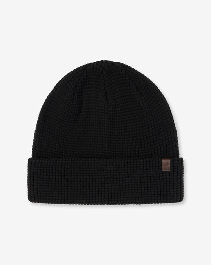 Cloud Waffle Beanie 2.0 Black | Travis Mathew Value