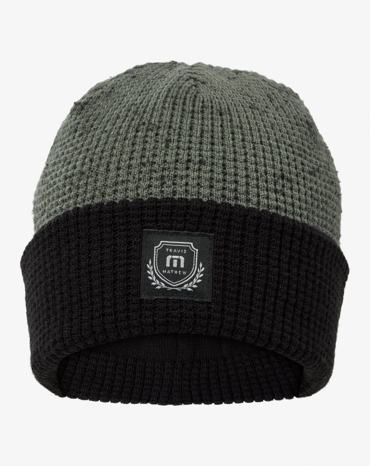 Cloud Waffle Beanie Dark Olive | Travis Mathew Popular