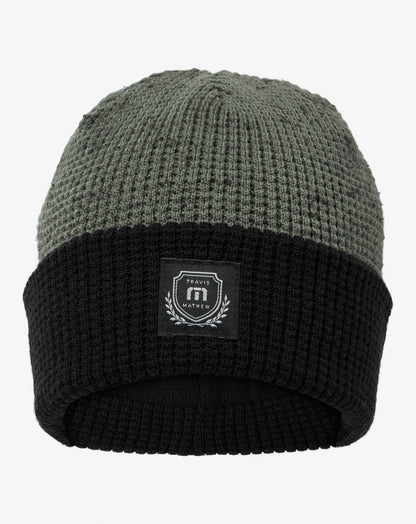 Cloud Waffle Beanie Dark Olive | Travis Mathew Popular