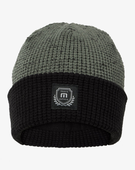 Cloud Waffle Beanie Dark Olive | Travis Mathew Popular