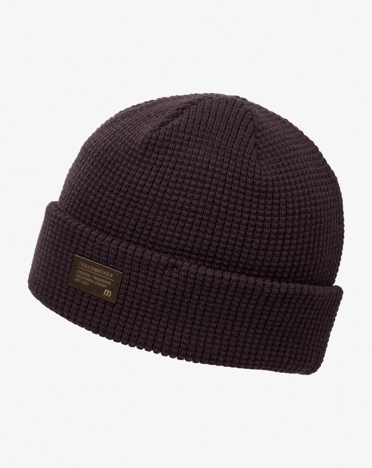 Cloud Waffle Beanie Plum | Travis Mathew Discount