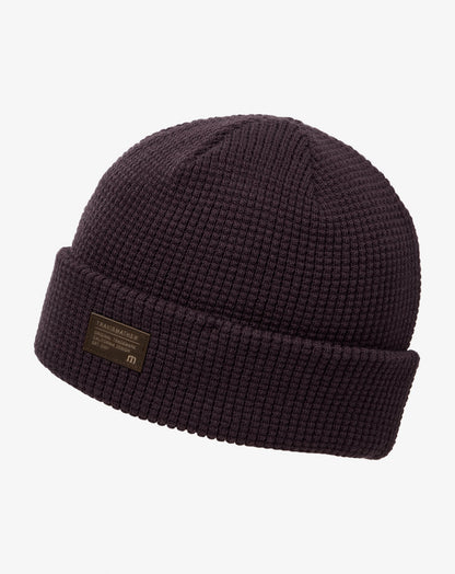 Cloud Waffle Beanie Plum | Travis Mathew Discount