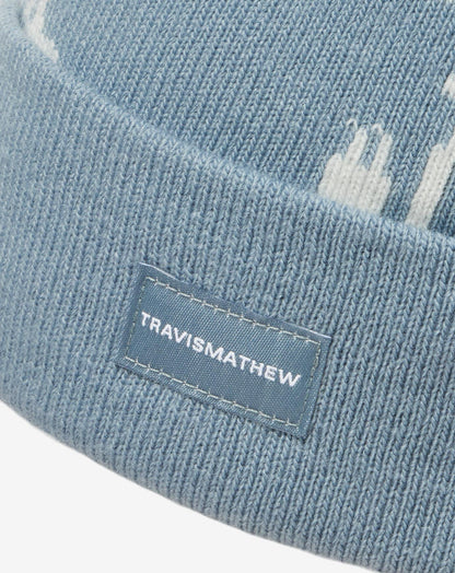 Mapes Beanie Dusty Blue | Travis Mathew Best Price