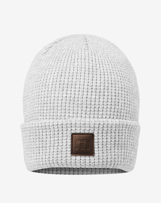 Cloud Waffle Beanie Heather Grey | Travis Mathew Great Value