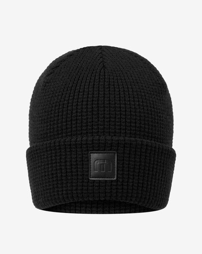 Cloud Waffle Beanie Black | Travis Mathew Special Offer