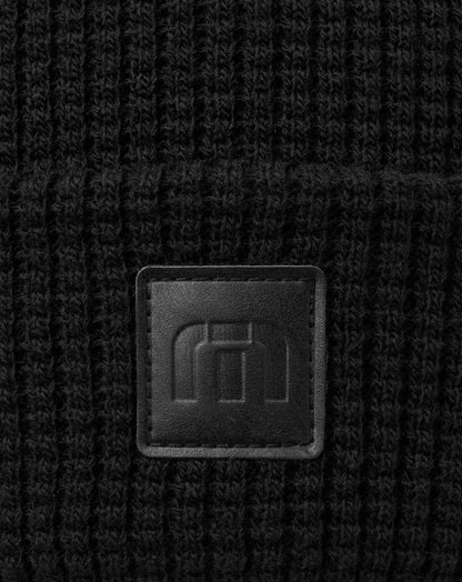 Cloud Waffle Beanie Black | Travis Mathew Special Offer