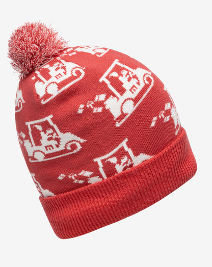 Home Soon Beanie Red | Travis Mathew Great Value