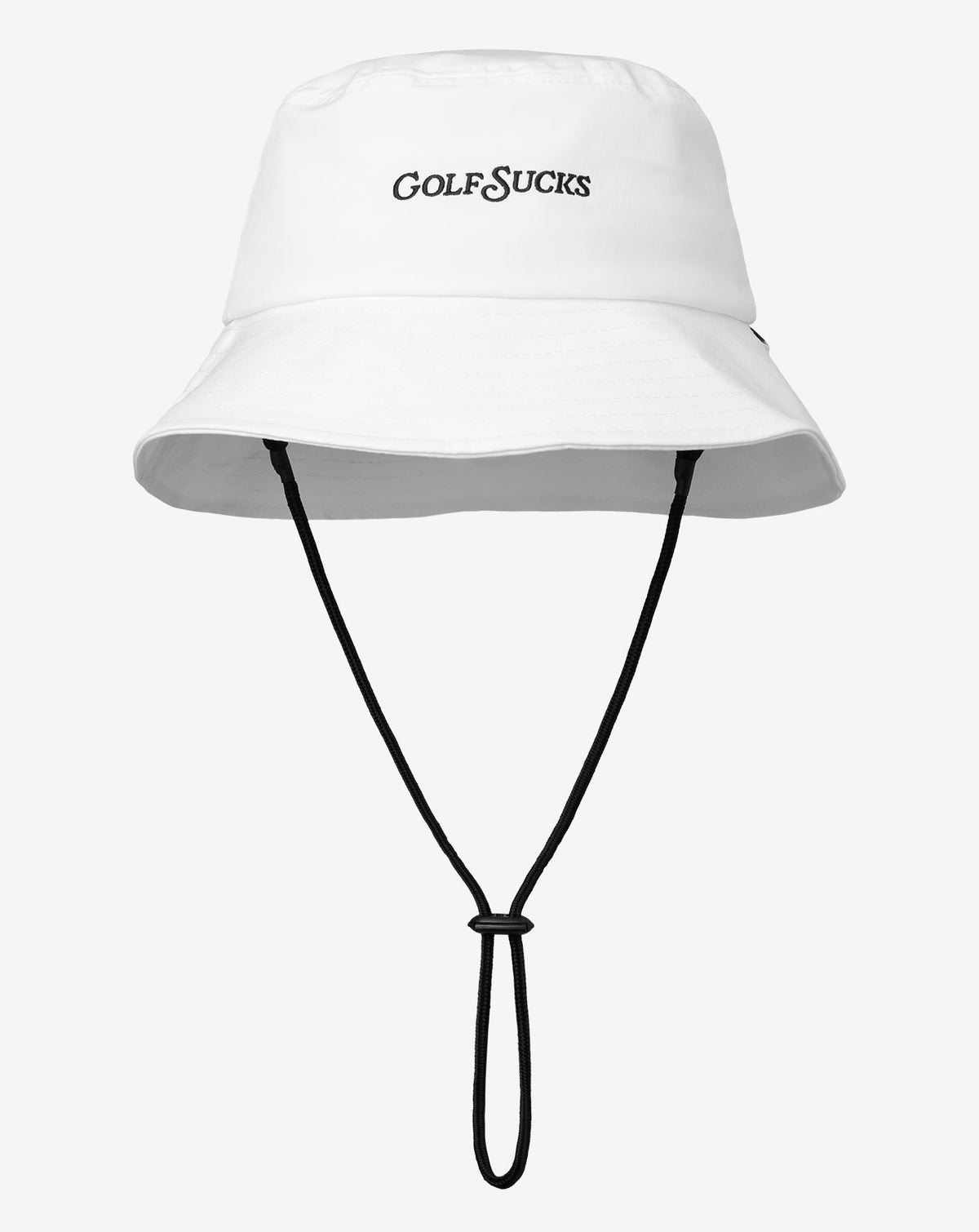 Golf Sucks Bucket Hat White | Travis Mathew Premium