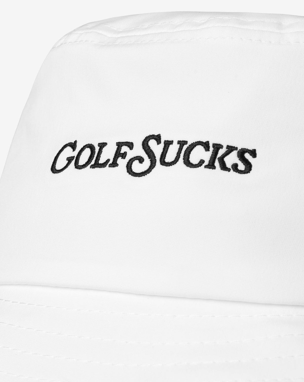 Golf Sucks Bucket Hat White | Travis Mathew Premium