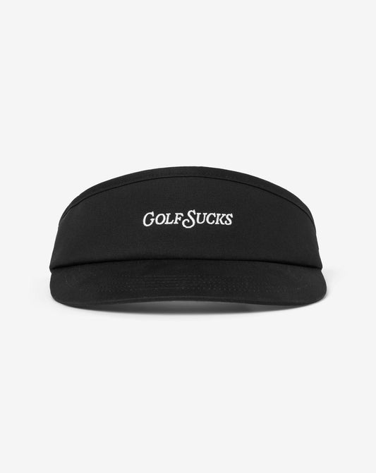 Golf Sucks Visor Black | Travis Mathew Featured