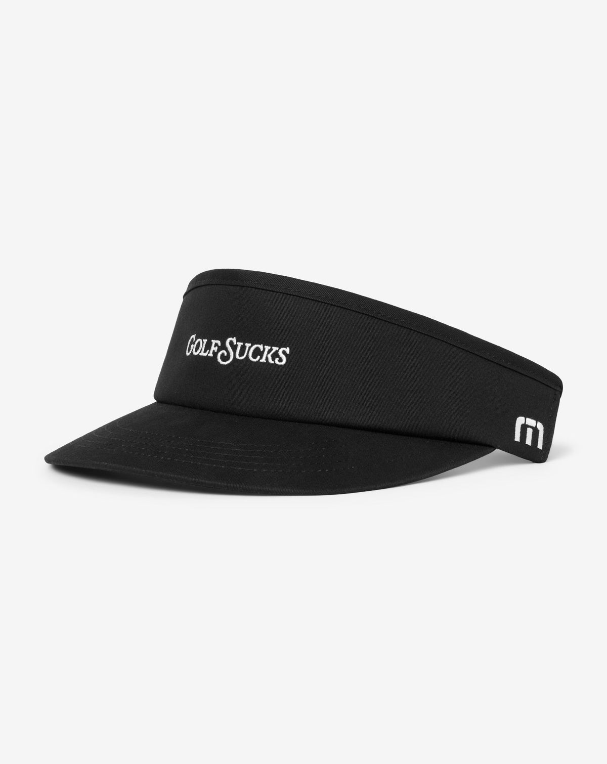 Golf Sucks Visor Black | Travis Mathew Featured