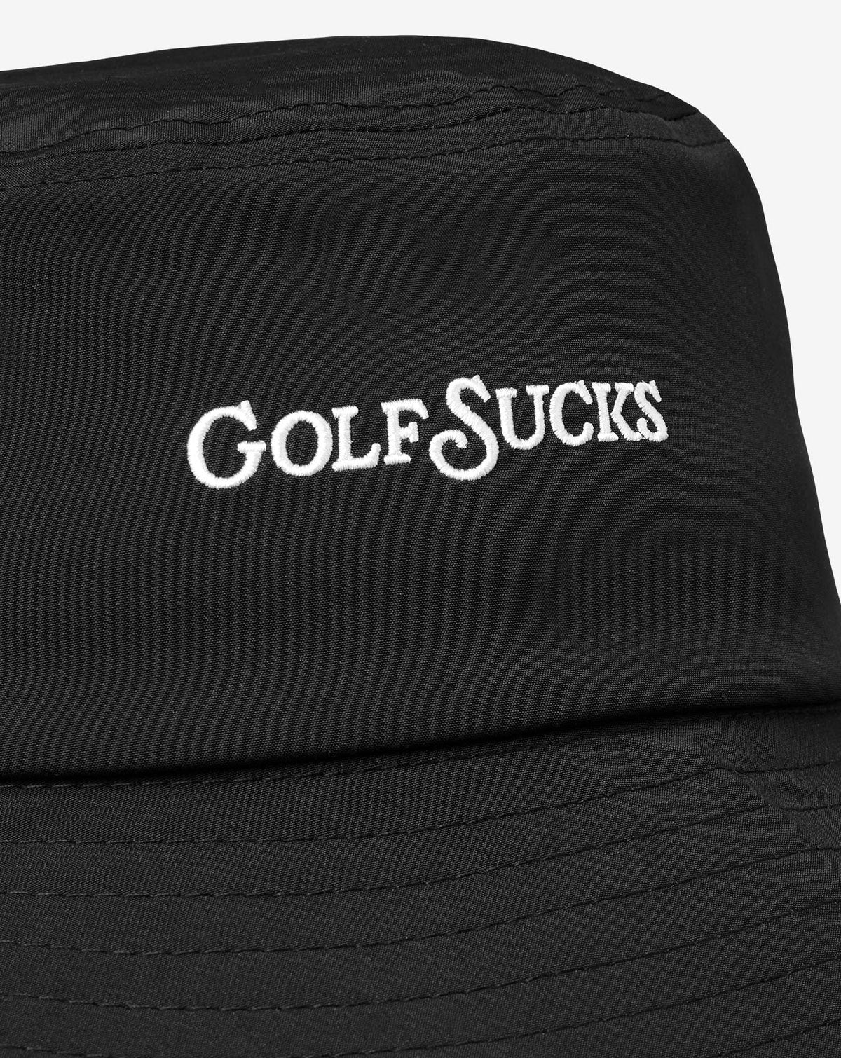 Golf Sucks Bucket Hat Black | Travis Mathew Exclusive
