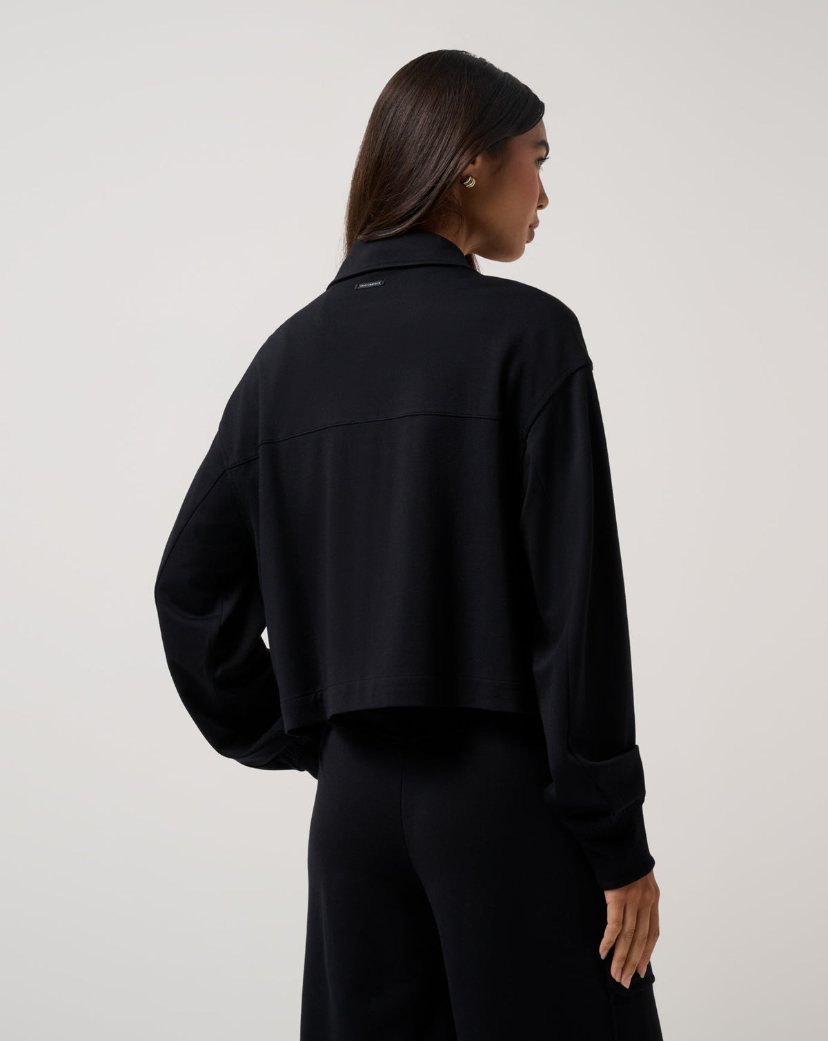 Friday Doubleknit Utility Jacket Black | Travis Mathew Featured
